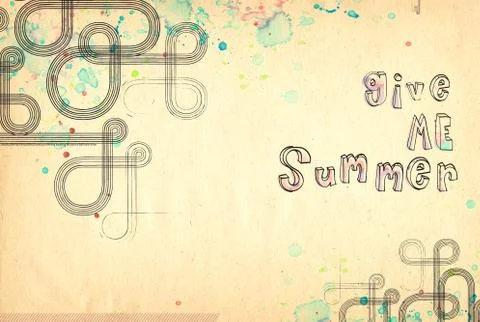 Give me summer Foto stock