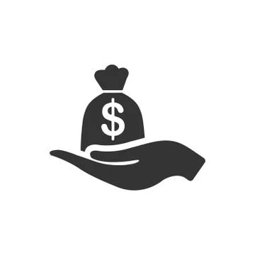 Give Money Icon Stock Illustration