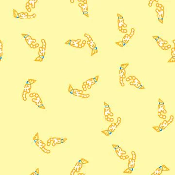 Give robot hand gesture vector seamless pattern Stock Illustration