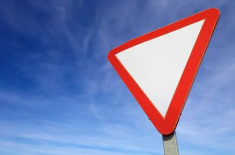 Give way Stock Photos