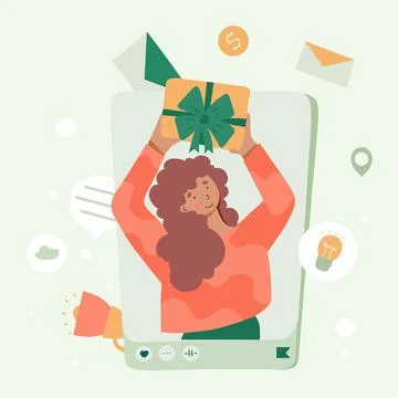 Giveaway enter to win poster template design for social media post or website Illustrazione stock