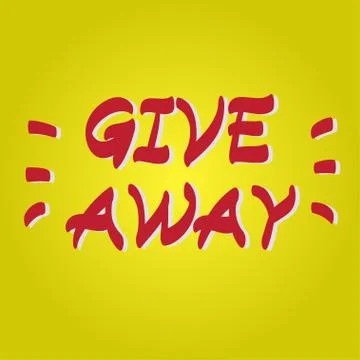 Giveaway hand drawn vector icon Stock Illustration