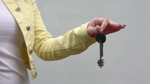 Gives the keys a close-up. Stock Footage 76677880