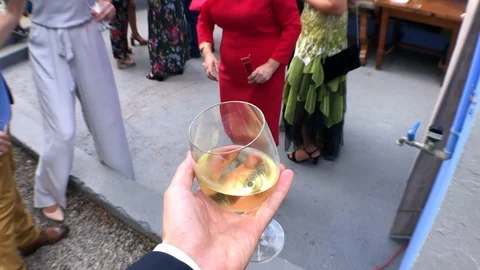 GIVING DRINKS AWAY Stock Footage 102599065