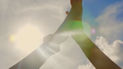 Giving high five lgbt Stock Footage 77229647