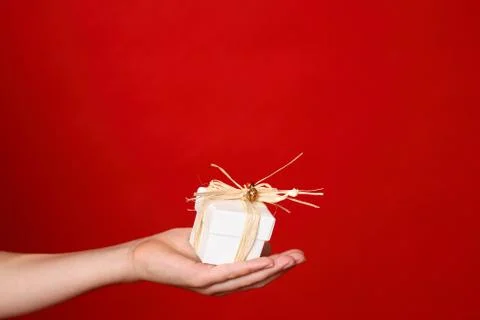 Giving a present Stock Photos