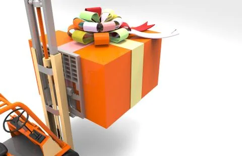 Giving presents Stock-Illustration