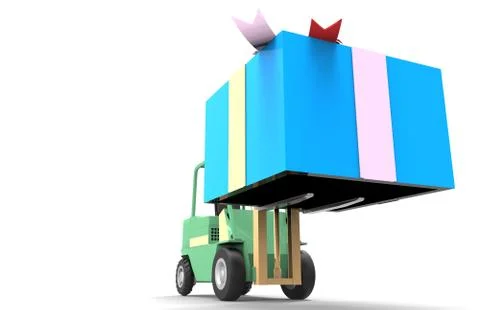 Giving presents Illustrazione stock