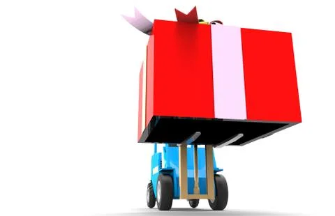 Giving presents Illustrazione stock