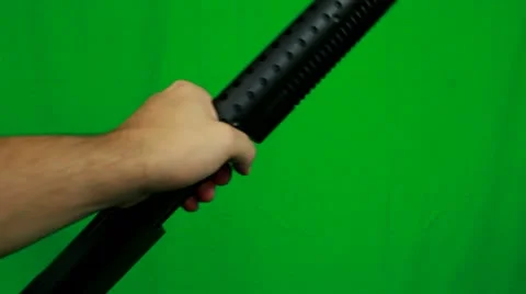 Giving A Shotgun Left Stock Footage