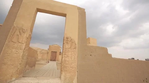 Giza pyramid complex Stock Footage 246761326