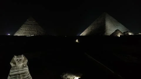 Giza pyramid complex Vídeos de archivo 246764217