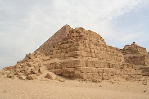 The Giza Pyramid Complex Stock Photos