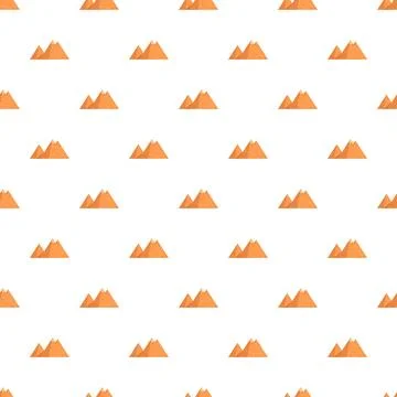 Giza pyramid landscape pattern with ancient egyptian architecture Stock Illustration