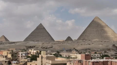 Giza Pyramids Timelapse Stock Footage 270972687