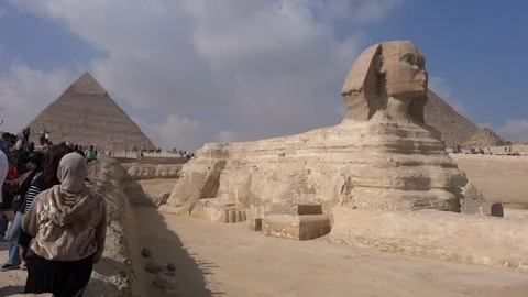 Giza Sphinx Stock Footage 304856195