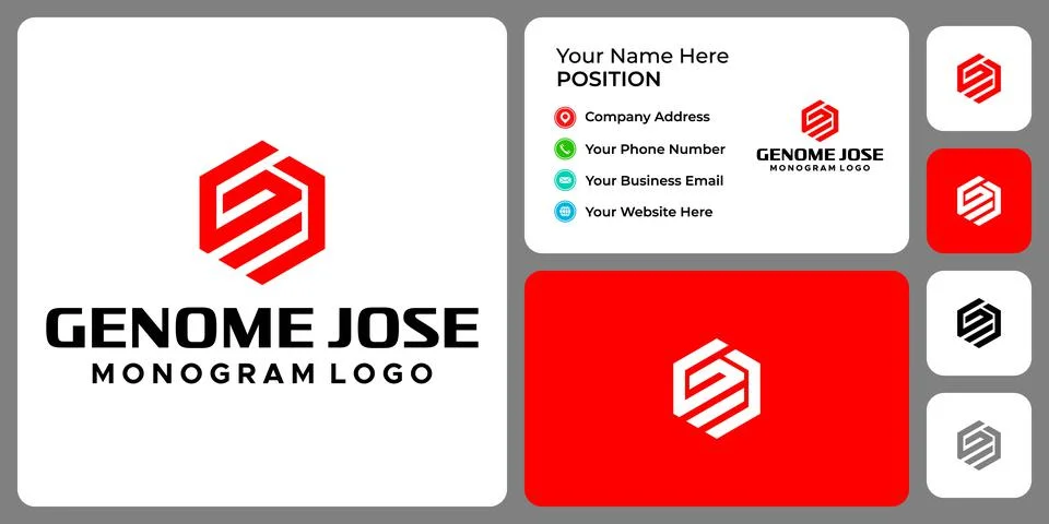 GJ LOGO Stock Illustration