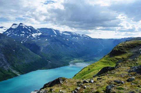 Gjende view Stock Photos