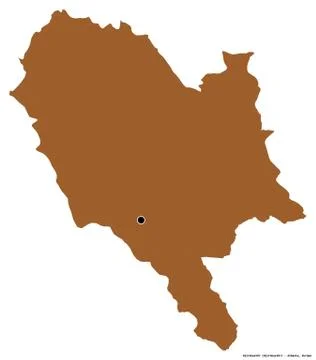 Gjirokaster, county of Albania, on white. Pattern 스톡 일러스트
