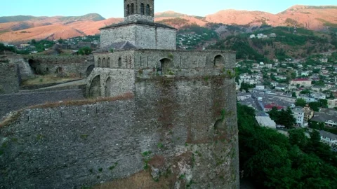 Gjirokastra Cstle Stock Footage 239729185