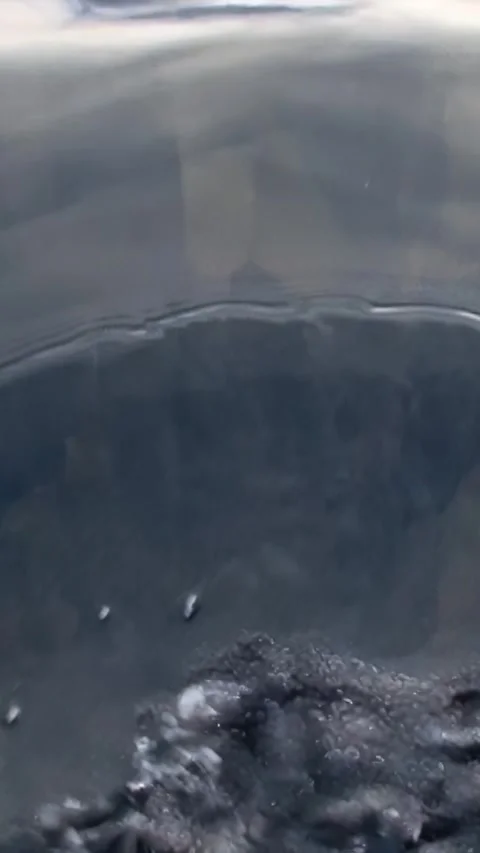 Glacial Embrace Exploring Arctic Waters Deep Beneath the Surface Video stock 340485427