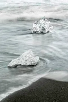 Glacial ice Stock Photos