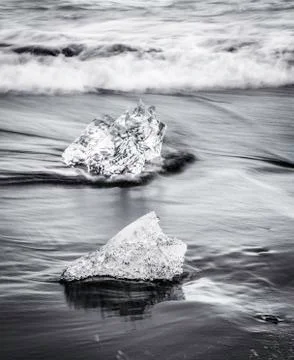 Glacial ice Stock Photos