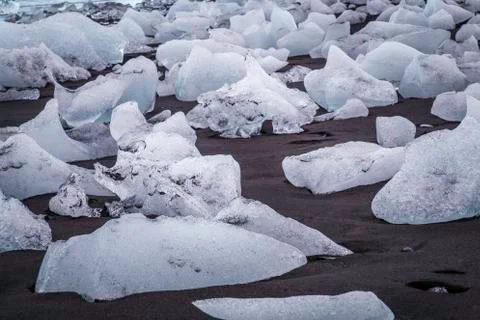 Glacial ice 스톡 사진