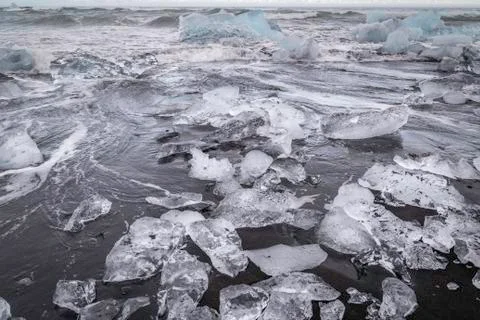 Glacial ice 写真素材