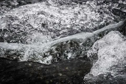 Glacial ice Stock Photos