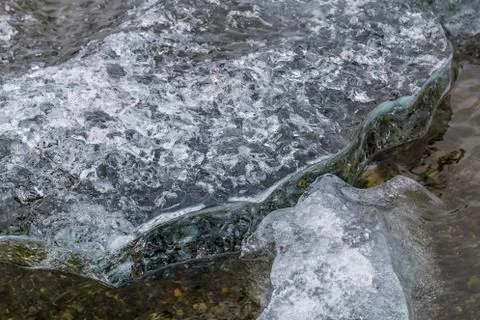 Glacial ice Stock Photos
