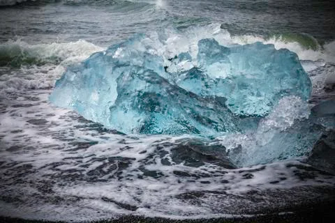 Glacial ice Stock Photos