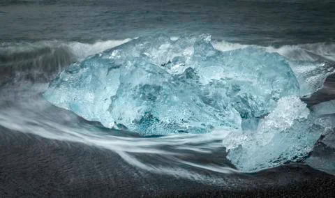Glacial ice Stock Photos