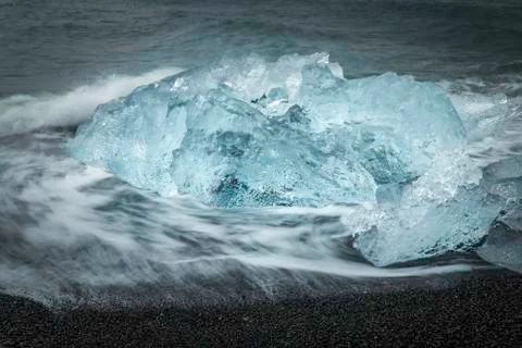 Glacial ice Stock Photos