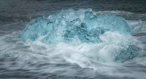 Glacial ice Stock Photos