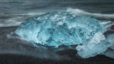 Glacial ice Stock Photos