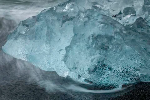 Glacial ice Stock Photos