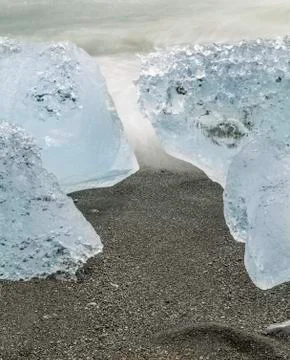 Glacial ice 스톡 사진