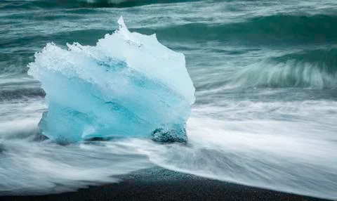 Glacial ice Stock Photos