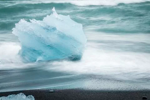 Glacial ice Foto stock