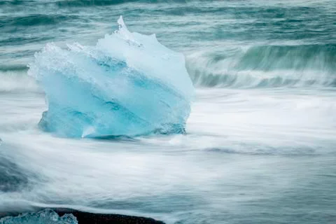 Glacial ice Stock Photos
