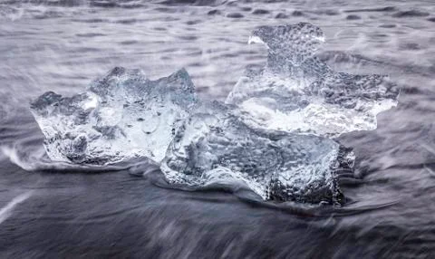 Glacial ice Stock Photos