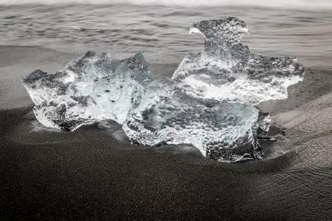 Glacial ice Stock Photos