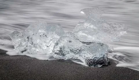 Glacial ice Stock Photos