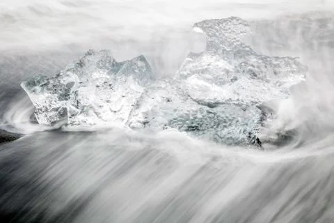 Glacial ice Stock Photos