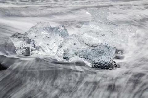 Glacial ice Stock Photos