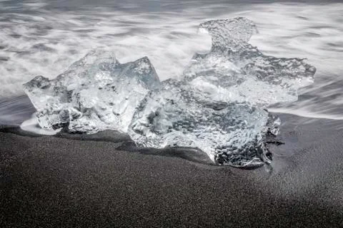 Glacial ice 스톡 사진
