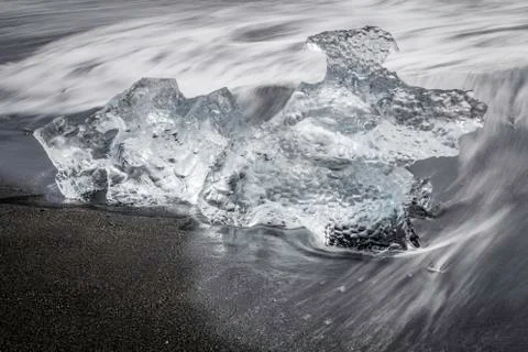 Glacial ice Stock Photos