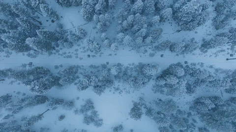 Glacial landscape captured using slowmotion aerial cinematography techniques Stock Footage 321378439