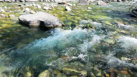 Glacial Mountain River 3 動画素材 90232717